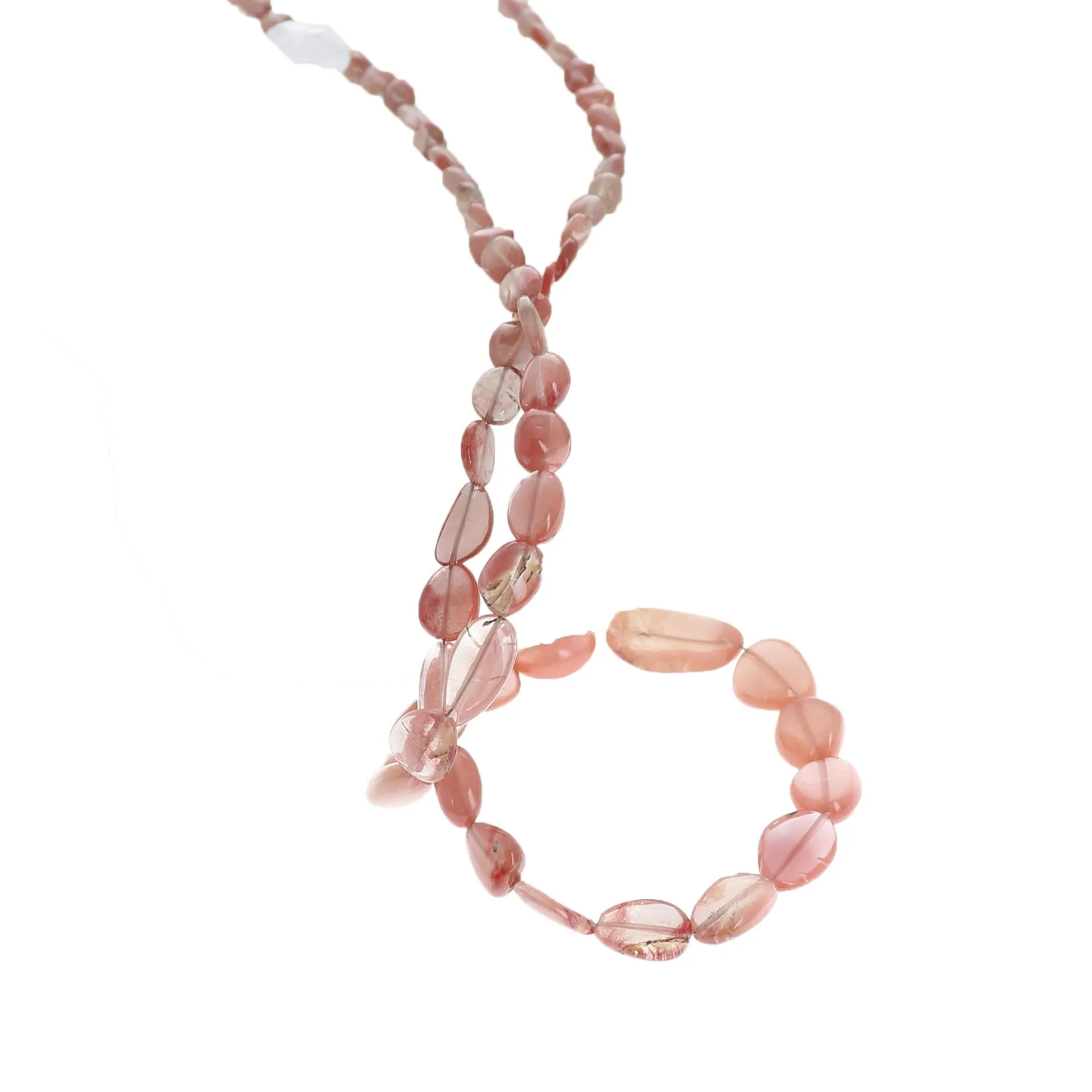 Andesine Beads Oval Shape Light Rose Gold Color 5-14Mm 18,