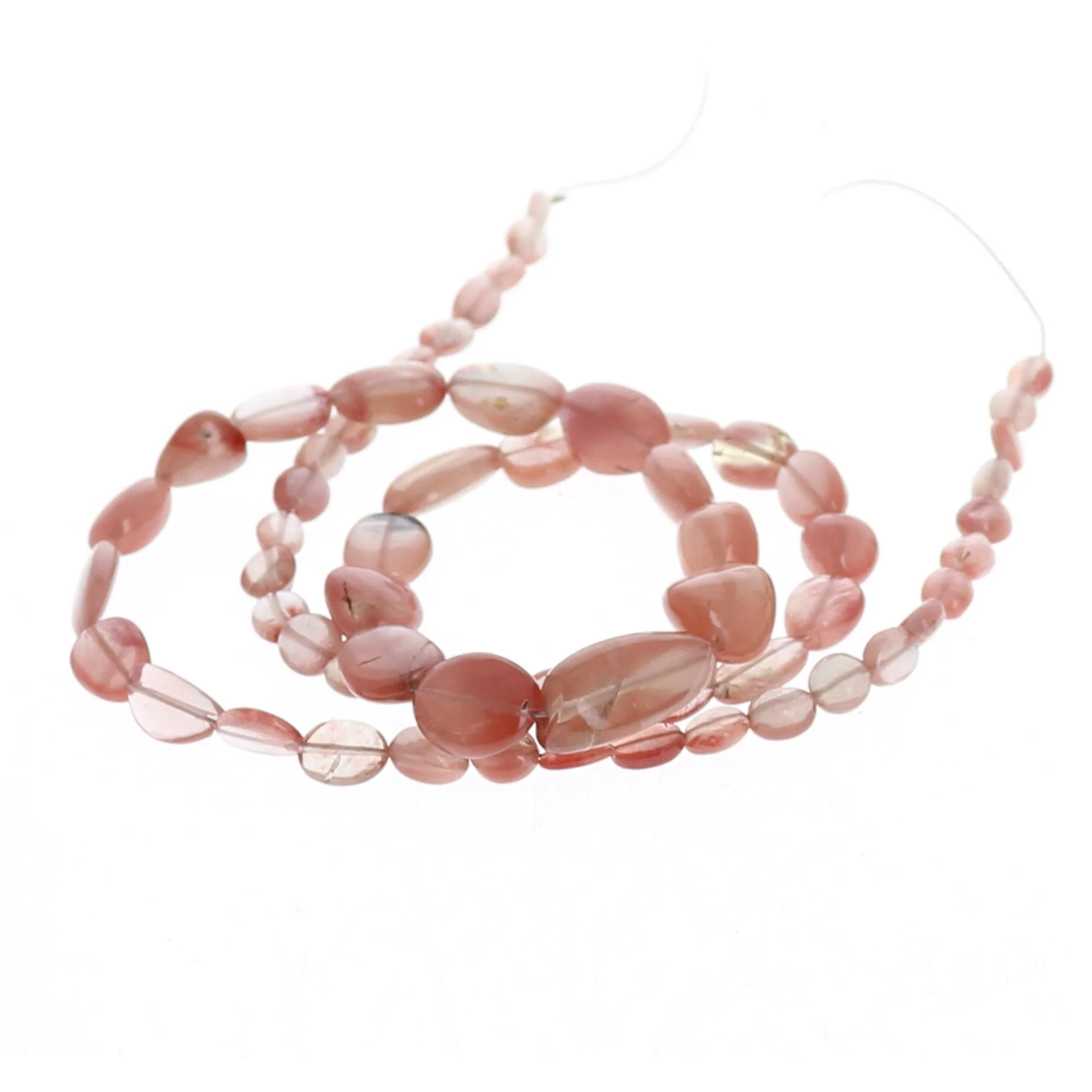 Andesine Beads Oval Shape Light Rose Gold Color 5-14Mm 18,