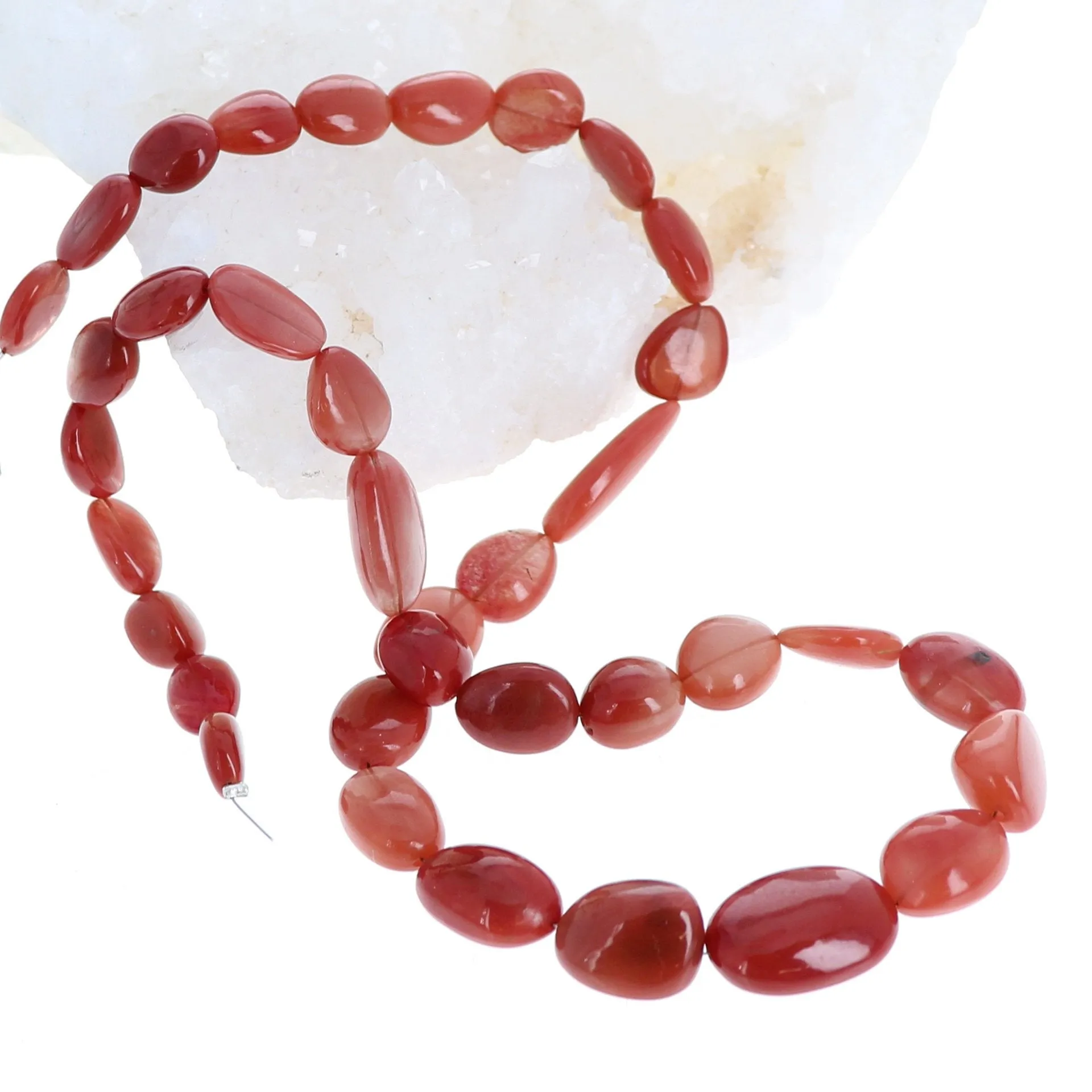 Andesine Beads Oval Shape Rich Auburn Color 4-15X18Mm 18,