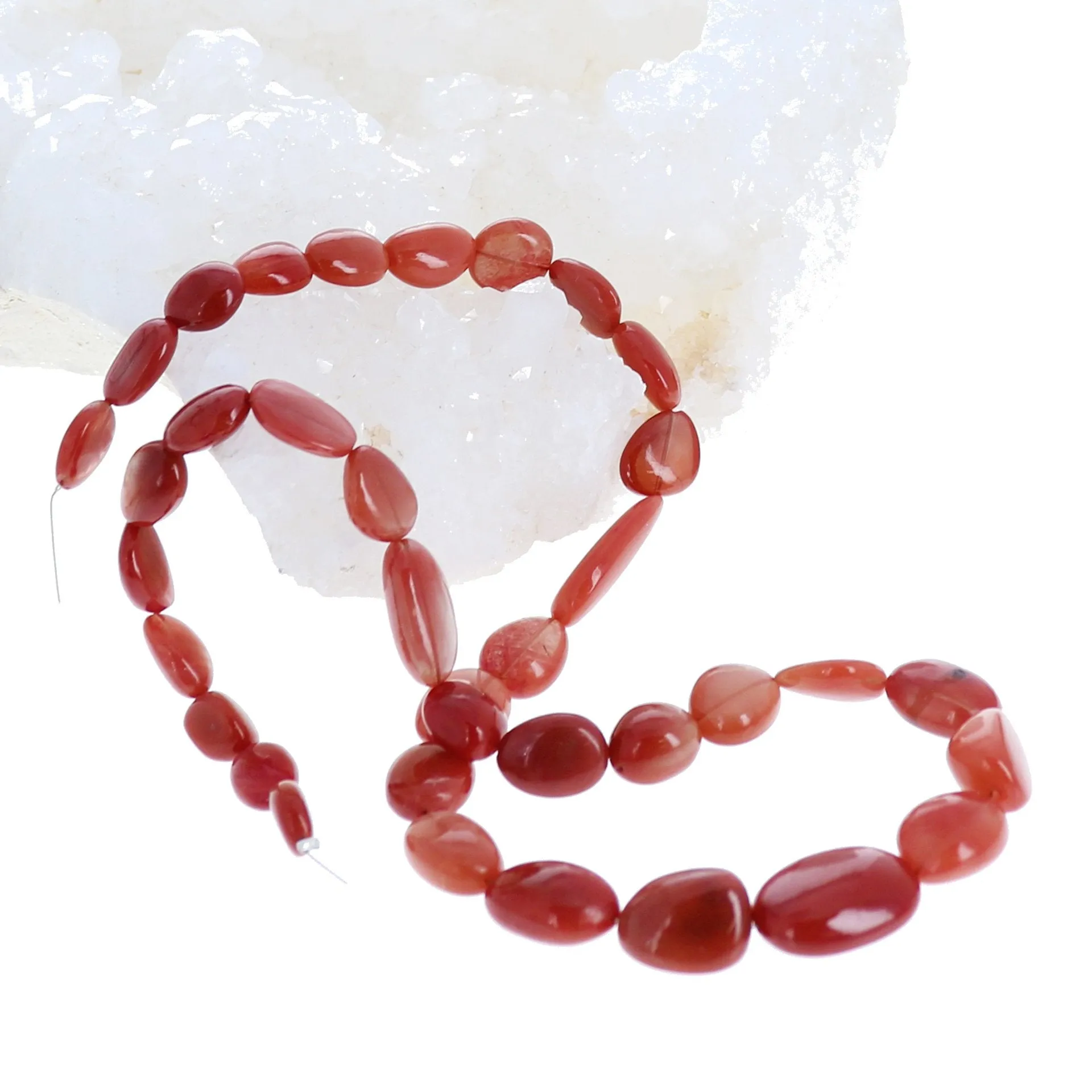 Andesine Beads Oval Shape Rich Auburn Color 4-15X18Mm 18,