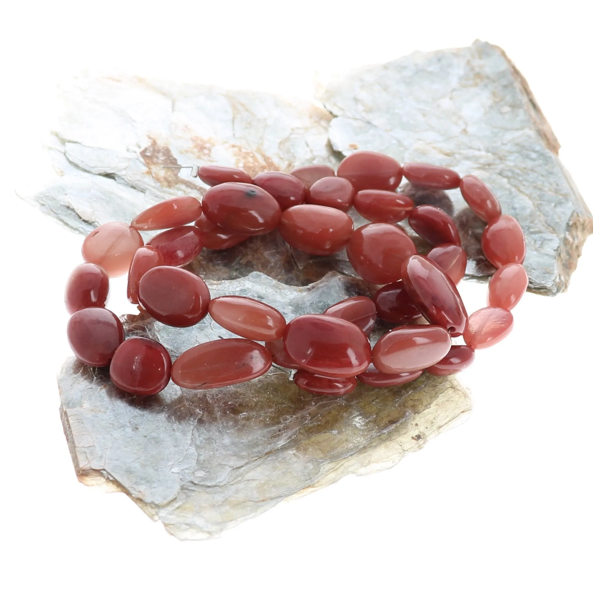 Andesine Beads Oval Shape Rich Auburn Color 4-15X18Mm 18,