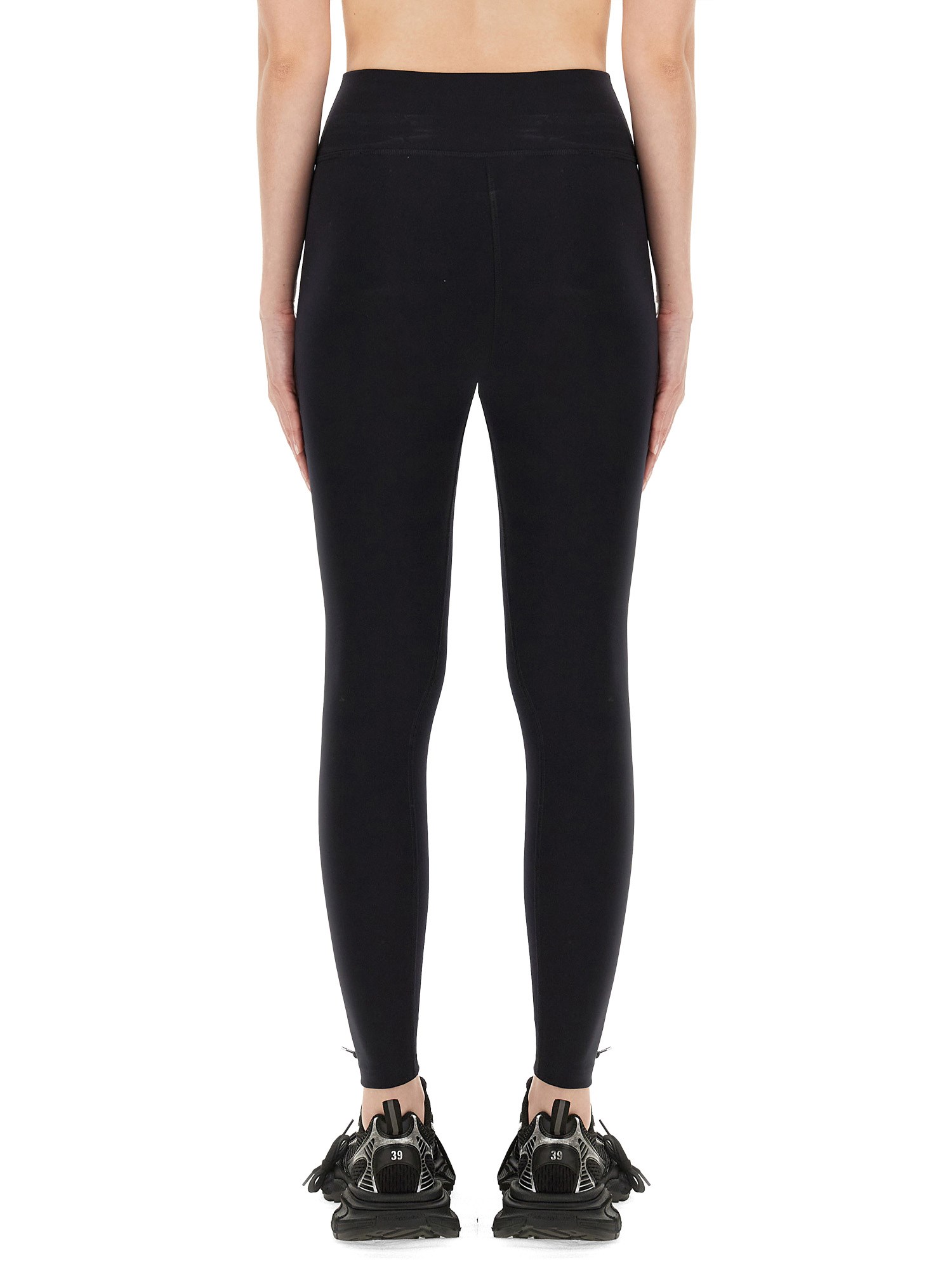 BALENCIAGA    LOGO LEGGINGS IN TECHNICAL FABRIC