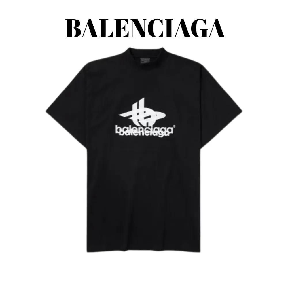 BALENCIAGA  |Pullovers Plain Cotton Short Sleeves Logo Luxury T-Shirts