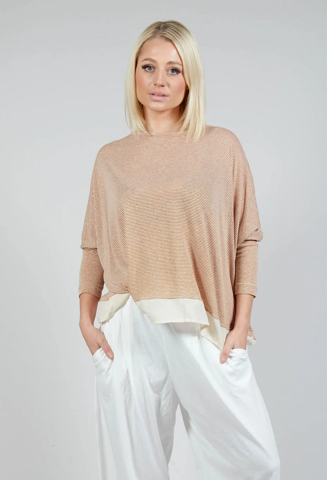 Bamboo Lr Jumper In Ambra