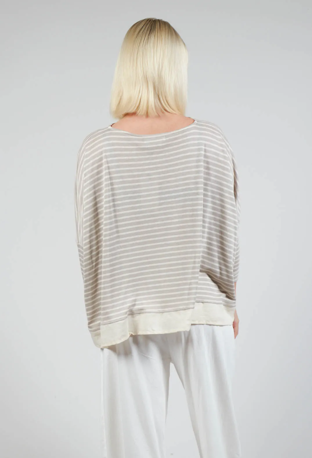 Bamboo Lr Jumper In Argento