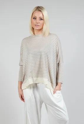 Bamboo Lr Jumper In Argento