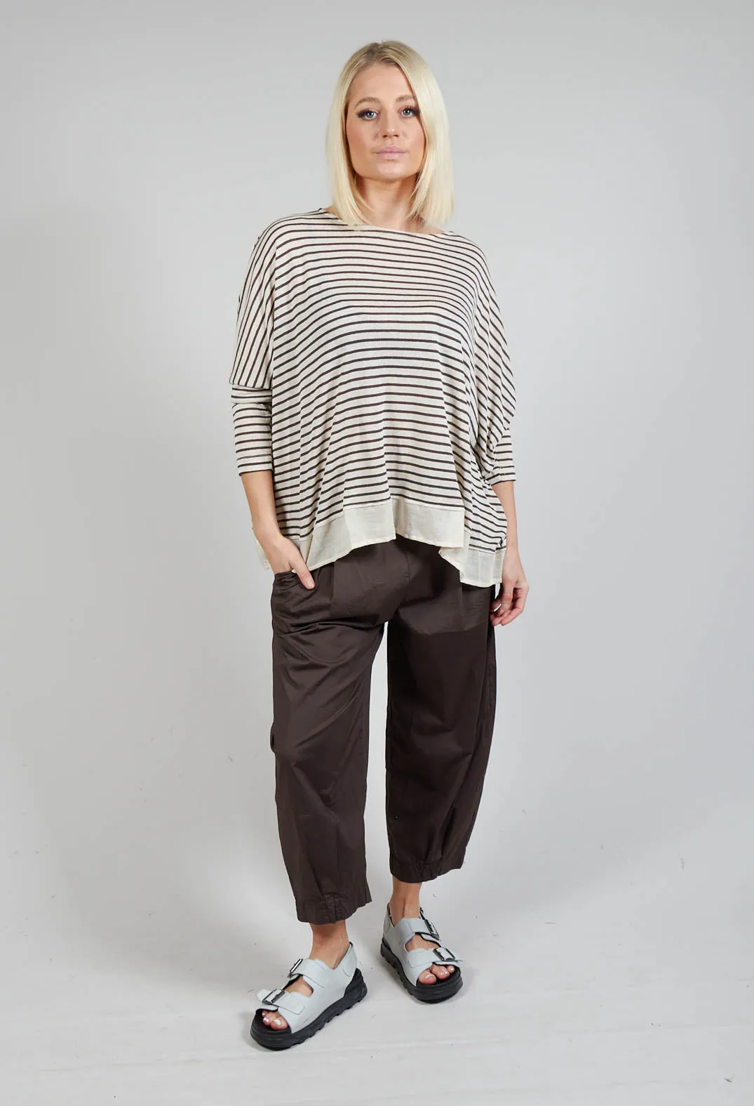 Bamboo Lr Jumper In Caffe