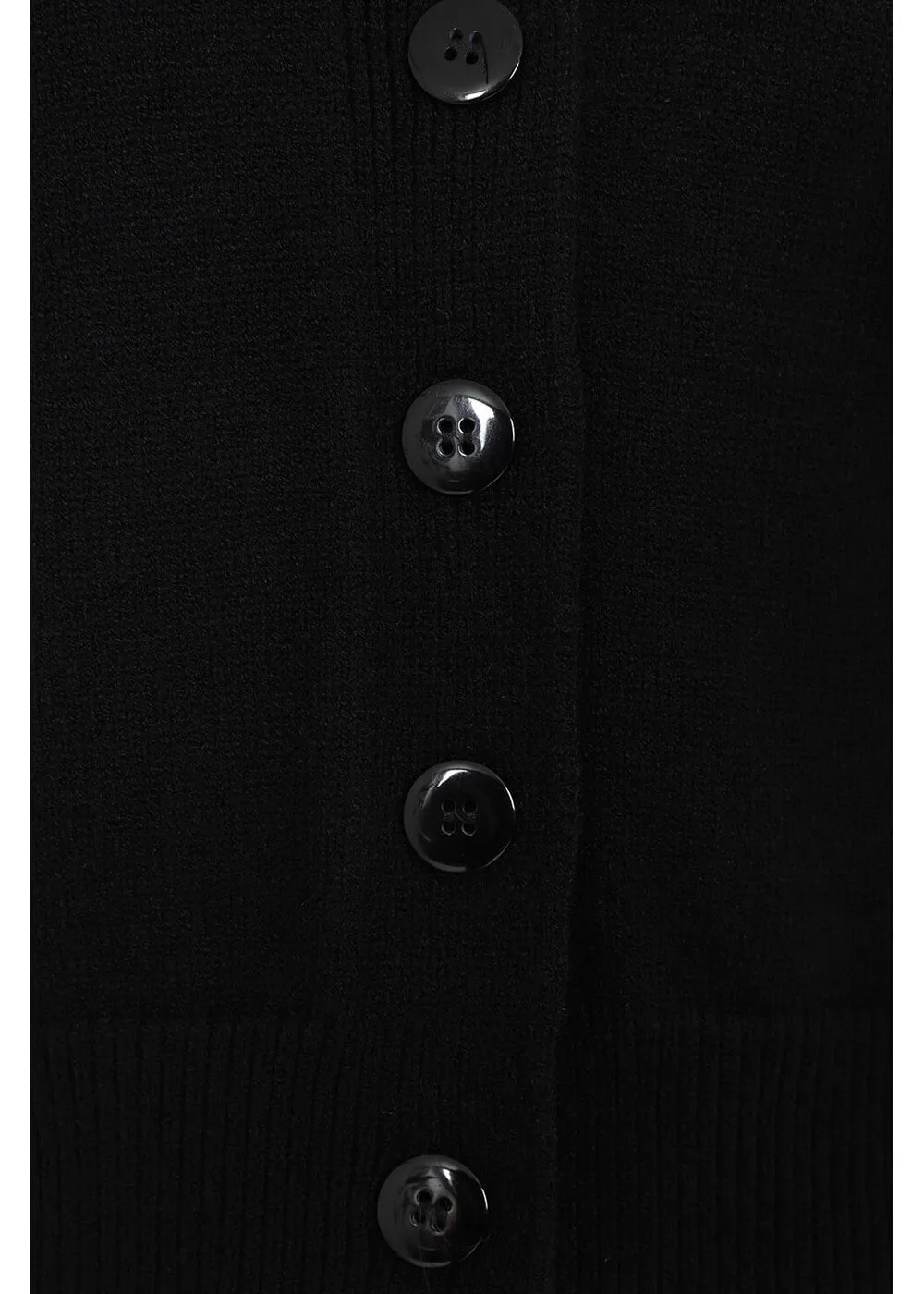 Banned Violet Collar 50's Cardigan Black