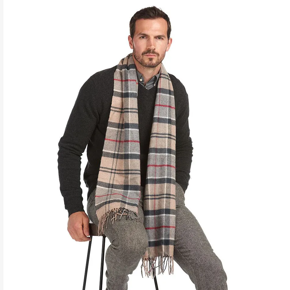 Barbour Yaxley Scarf in Dress Tartan