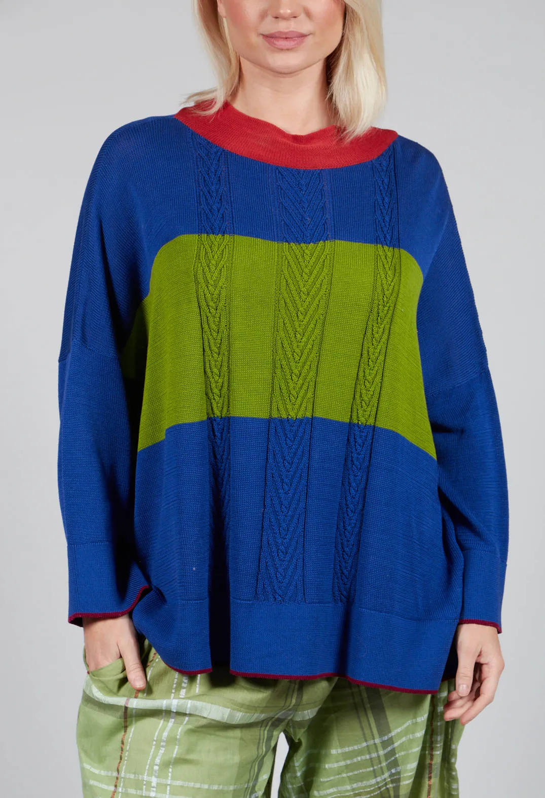 Boat Jumper in Mazarine Blue