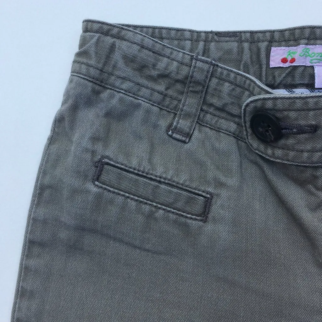 Bonpoint Boy's Khaki Grey Trousers: 4 Years