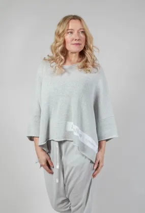 Boxy Fit Jumper in Grey Print