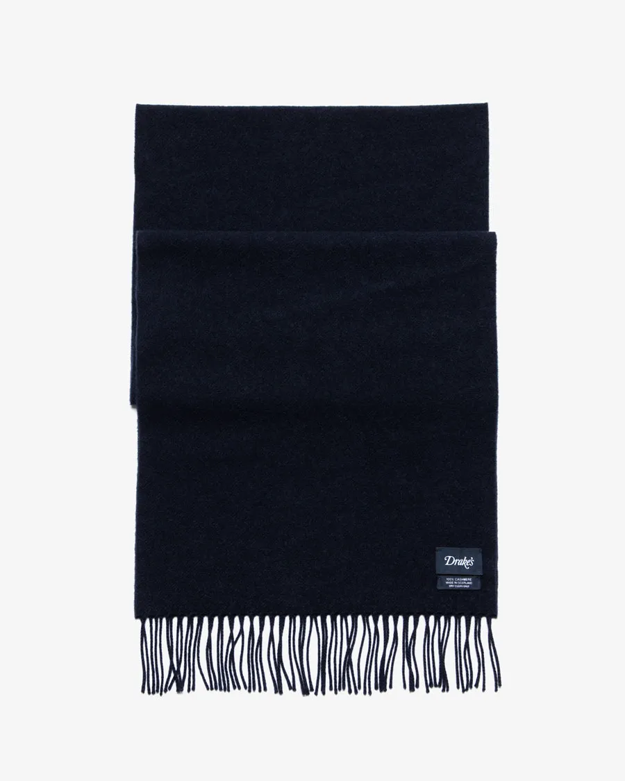 CASHMERE SCARF NAVY