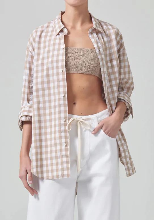 CITIZENS OF HUMANITY KAYLA BUTTON DOWN SHIRT