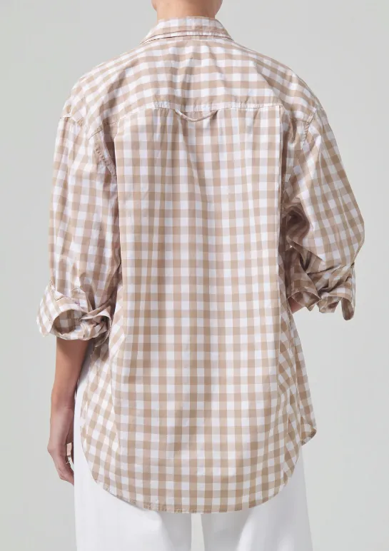 CITIZENS OF HUMANITY KAYLA BUTTON DOWN SHIRT