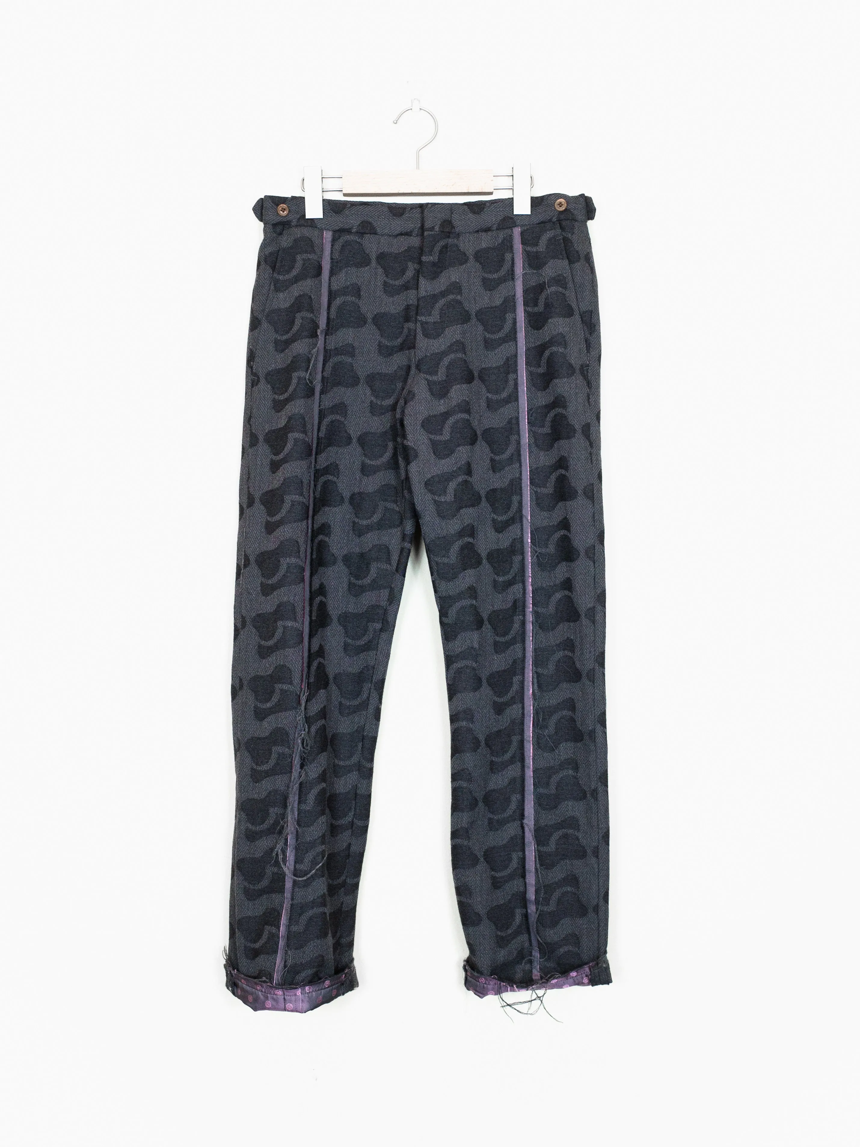 Comme des Garons Homme Plus AW02 Raw Front Stripe Trousers