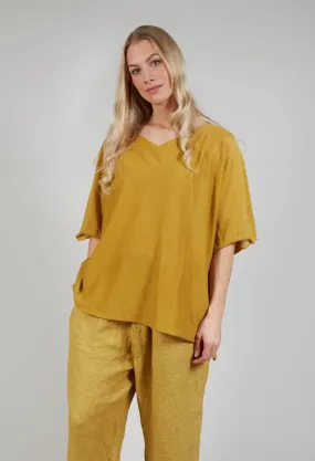 Cotton Maxi Jumper in Sun Yellow