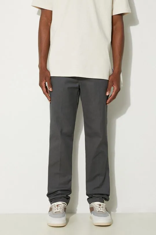 Dickies trousers men's gray color