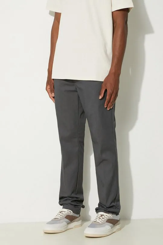 Dickies trousers men's gray color