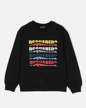 Dsquared Swearer Logo All Over Black