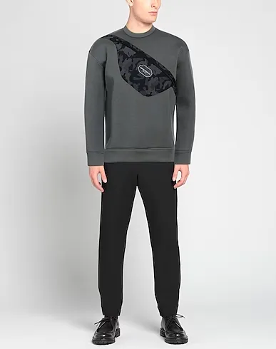 EMPORIO ARMANI  |Crew Neck Pullovers Long Sleeves Logo Sweatshirts