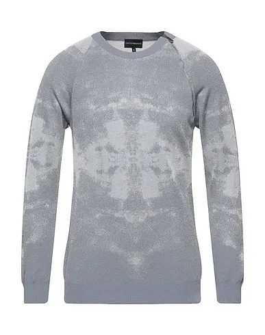 EMPORIO ARMANI  |Crew Neck Pullovers Long Sleeves Sweaters