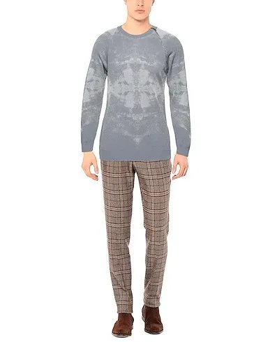 EMPORIO ARMANI  |Crew Neck Pullovers Long Sleeves Sweaters