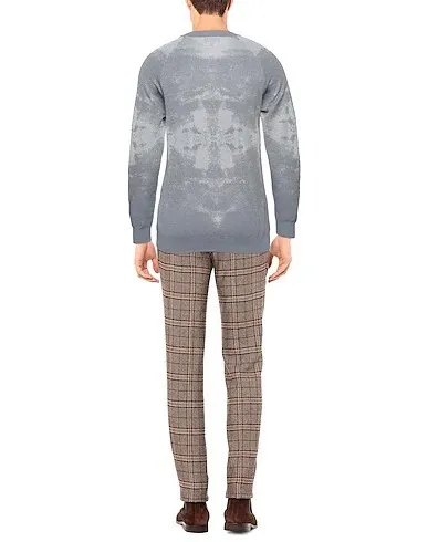 EMPORIO ARMANI  |Crew Neck Pullovers Long Sleeves Sweaters