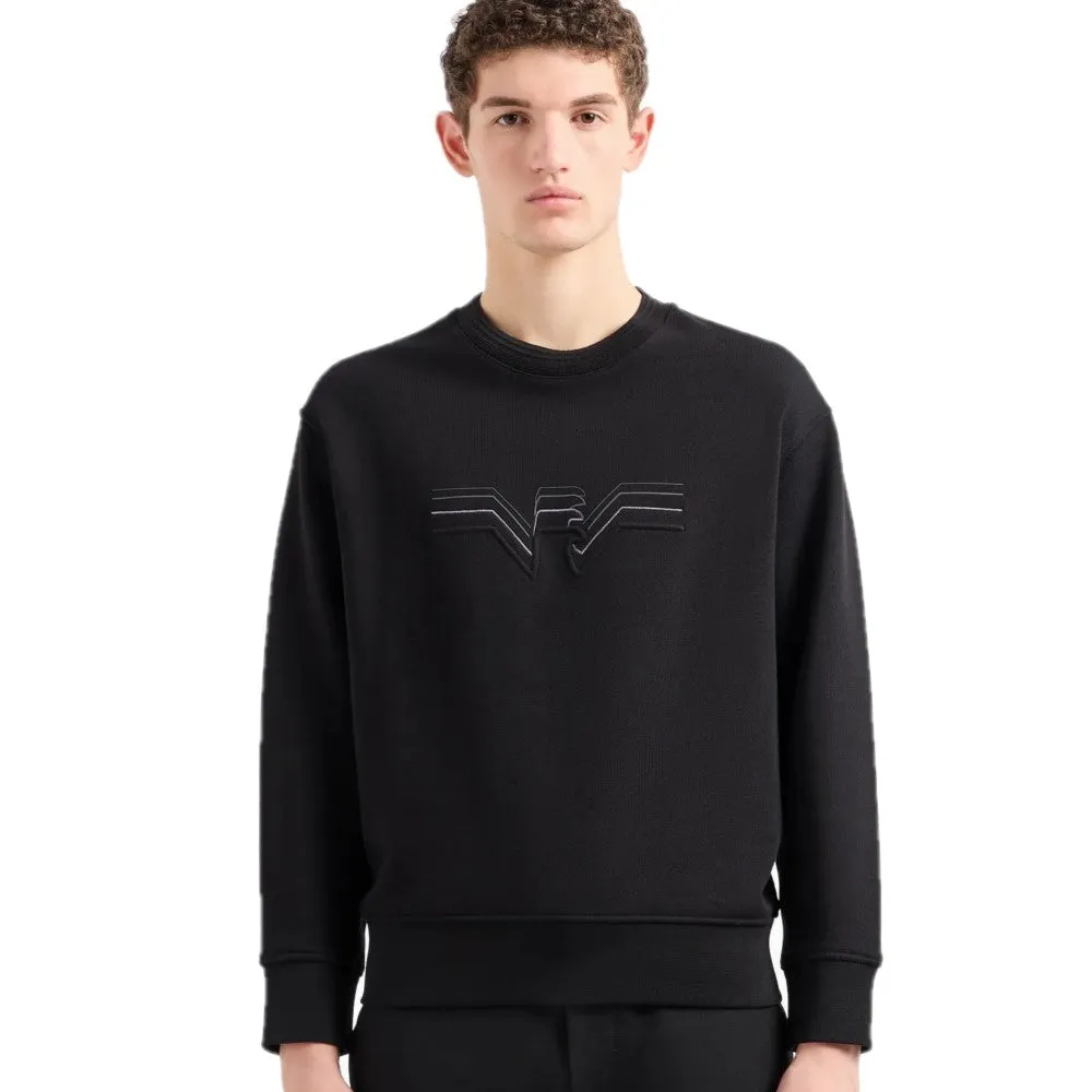 Emporio Armani Sweatshirt With Gradient Eagle Print