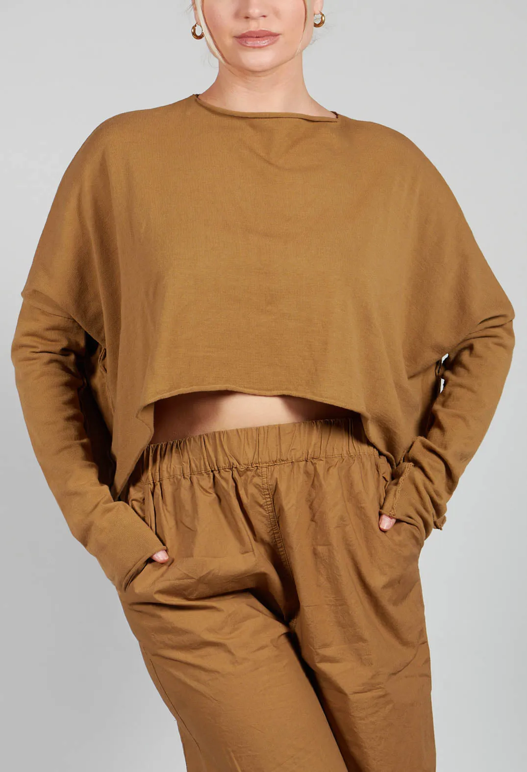 Externo Jumper in Dried Tobacco