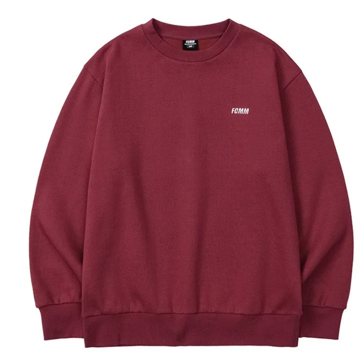 FCMM  |Unisex Street Style Long Sleeves Plain Cotton Logo