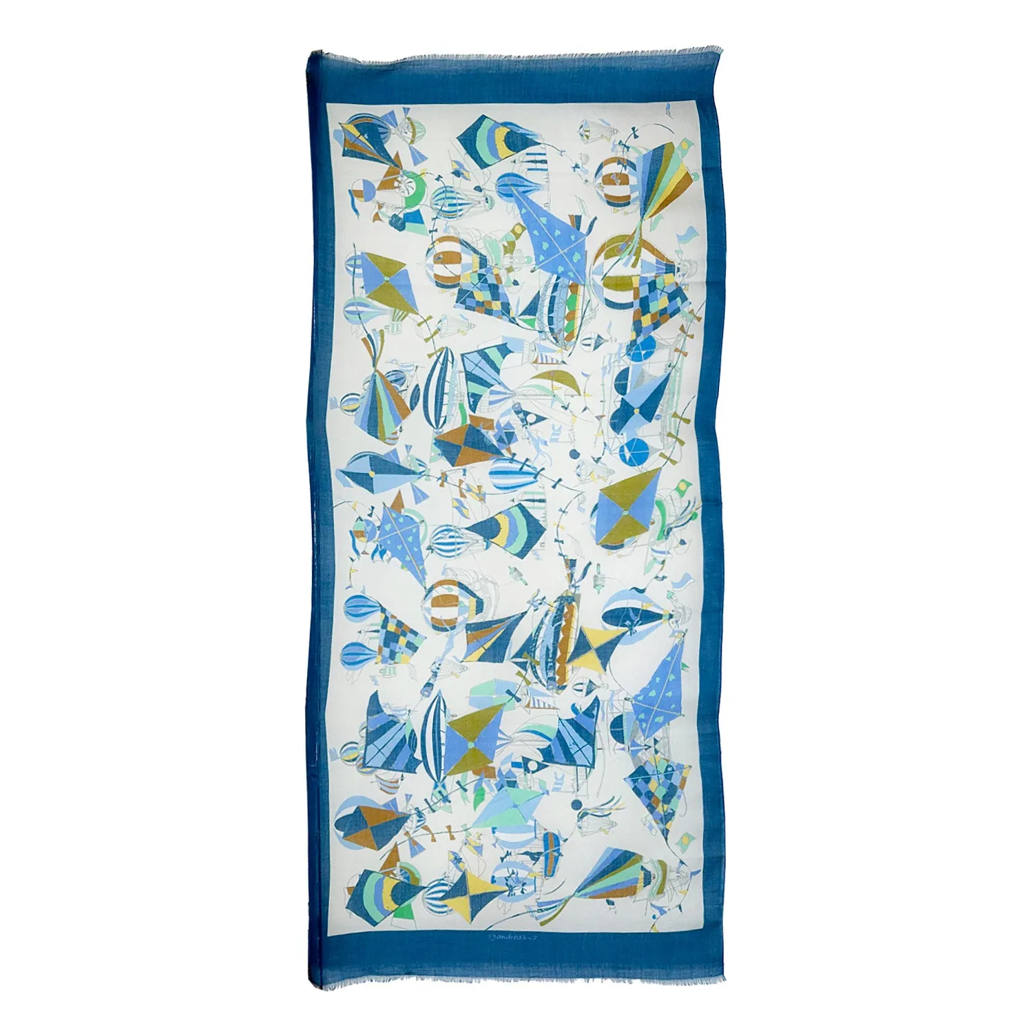 Flying Kites Cashmere & Silk Scarf 19andreas47