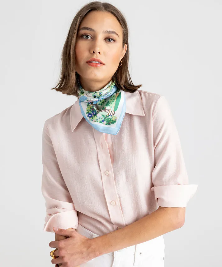 GARDEN MAP BANDANA BLUE