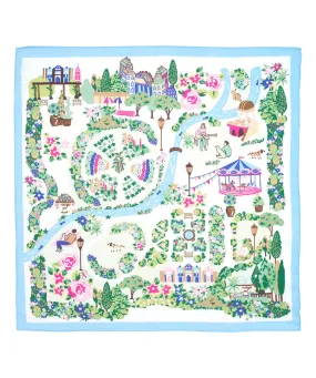 GARDEN MAP BANDANA BLUE