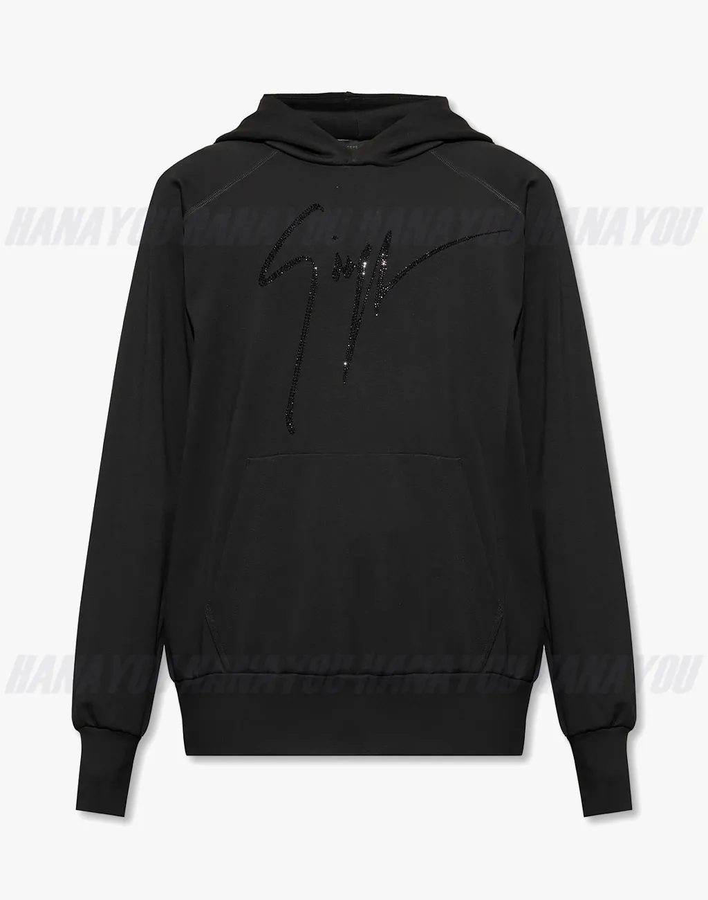 GIUSEPPE ZANOTTI  |Pullovers Blended Fabrics Long Sleeves Plain Logo Hoodies