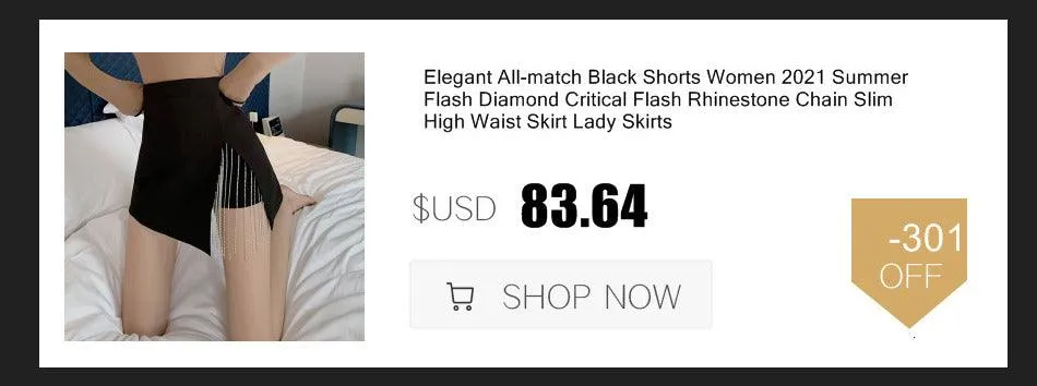 High Waist Shorts Elastic Hip Hollow Buckle High-cut