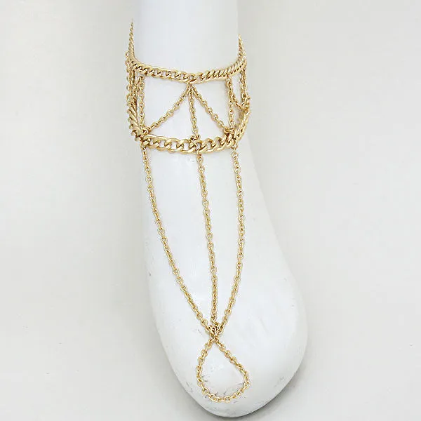 iLLASPARKZ Fancy Metal Chain Link Anklet