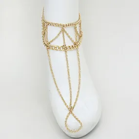 iLLASPARKZ Fancy Metal Chain Link Anklet