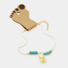 iLLASPARKZ Flip Flop Charm Anklet