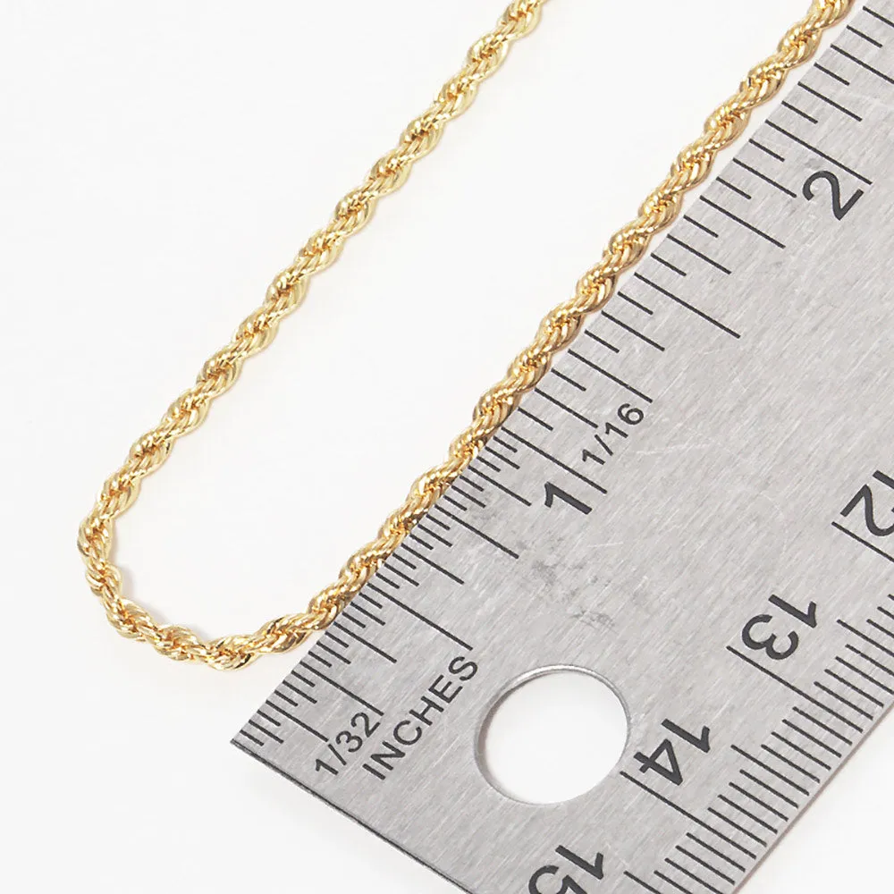 iLLASPARKZ Gold Dipped Metal Chain Anklet