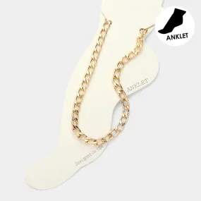 iLLASPARKZ Metal Chain Anklet