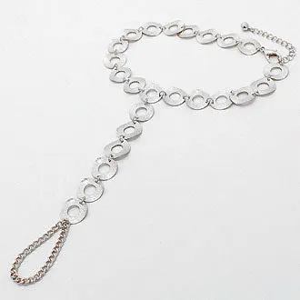 iLLASPARKZ Mottled Rings Chain Anklet