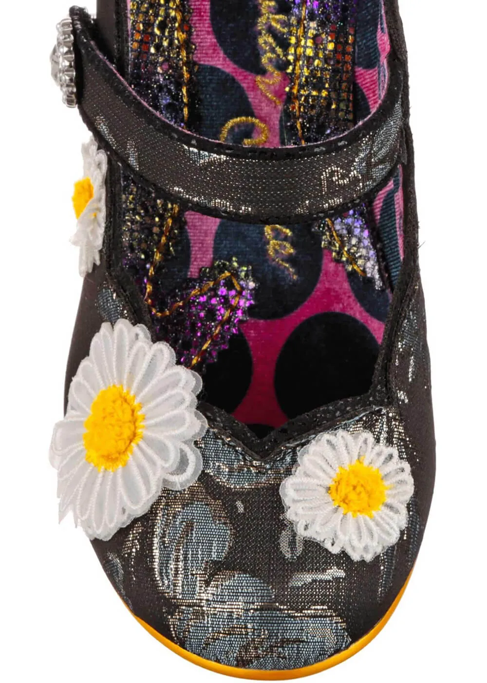 Irregular Choice Daisy Darling 40's Pumps Black