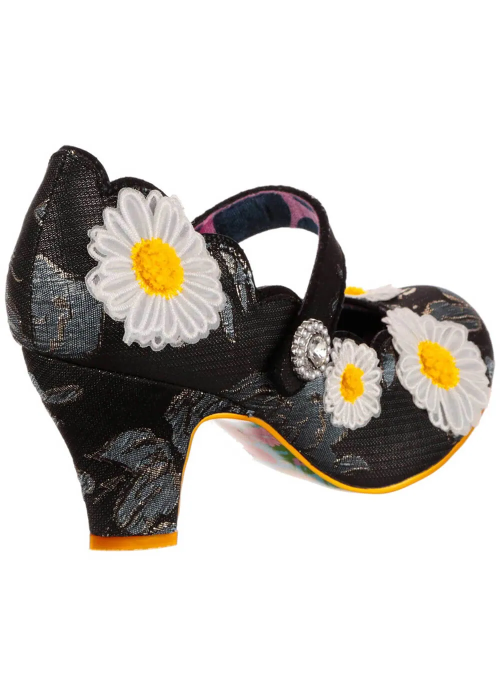 Irregular Choice Daisy Darling 40's Pumps Black