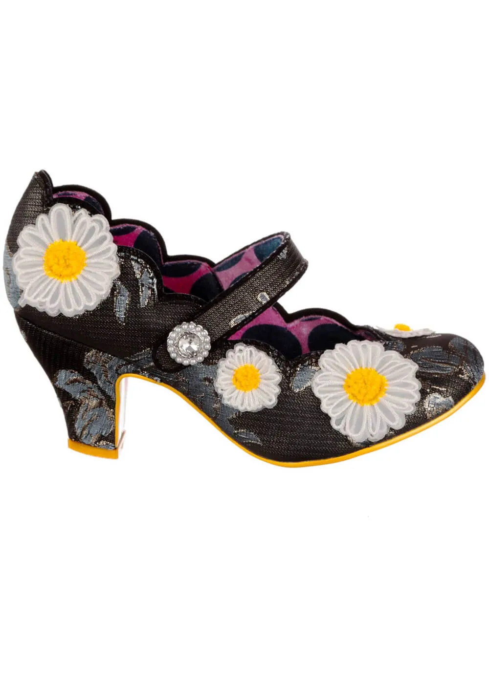 Irregular Choice Daisy Darling 40's Pumps Black