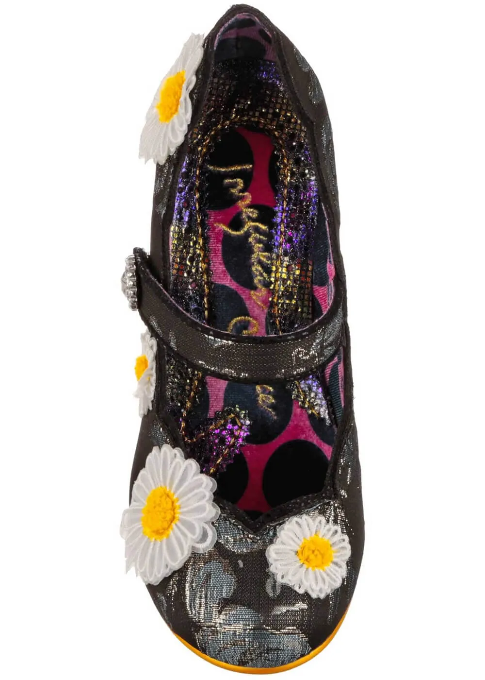 Irregular Choice Daisy Darling 40's Pumps Black