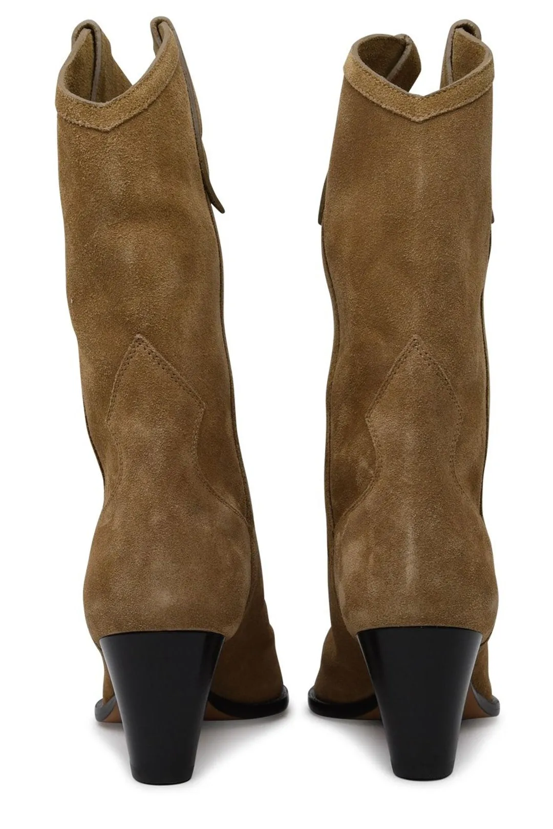 Isabel Marant Slip-On Mid Block Heeled Boots