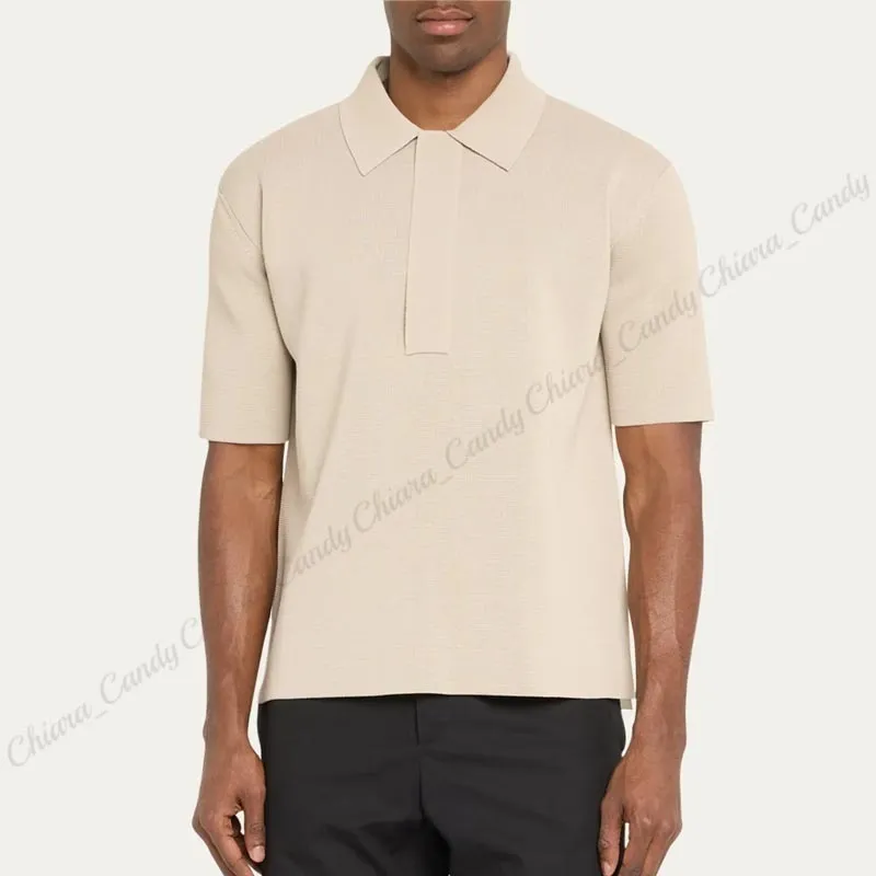 Jil Sander  |Pullovers Plain Cotton Short Sleeves Designers Polos