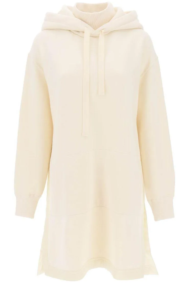 Jil Sander  |Wool Rib Long Sleeves Plain Cotton Hoodies & Sweatshirts