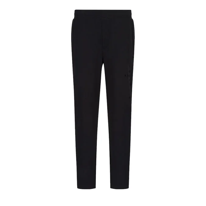 JOGGER WITH ELASTIC WAIST Man Black 